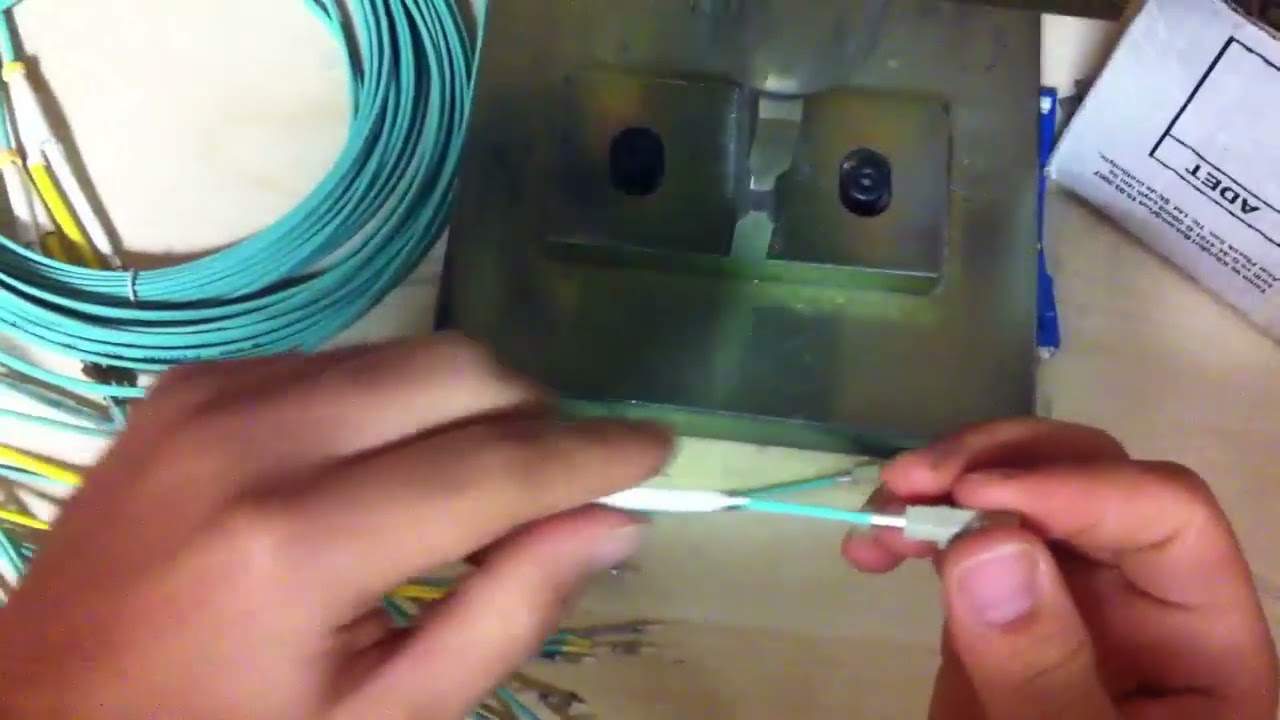 Fiber patch cord üretimi - 4 - konnektörün birleştirilmesi