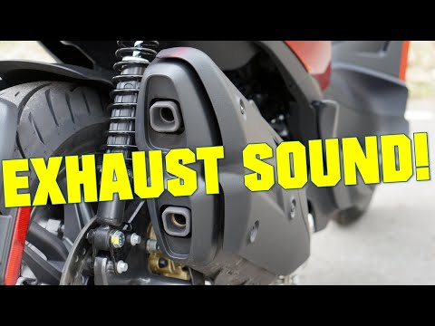 2021 PIAGGIO BEVERLY 400 HPE EXHAUST SOUND STOCK