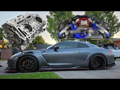 Building a 1200+hp R35 GTR Engine - VR38 Build!