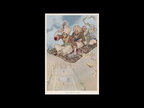Animated painting -The Magic Carpet -Edmund Dulac