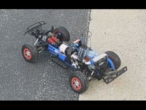 Traxxas Nitro Slayer Unboxing and Break In Tanks 1-2