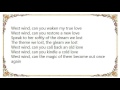 Kurt Weill - West Wind Lyrics