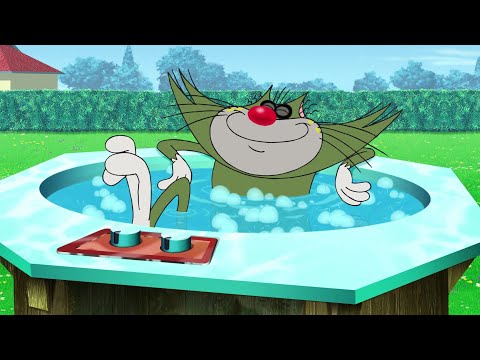 हिंदी Oggy and the Cockroaches 🛁🚿 JACK IN A JACUZZI 🚿🛁  Hindi Cartoons for Kids