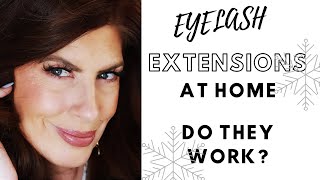 EYELASH EXTENSIONS AT HOME/DO THEY WORK? KISS FALSESCARA REVIEW