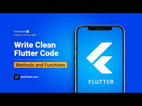 Write Clean Flutter Code Methods And Functions