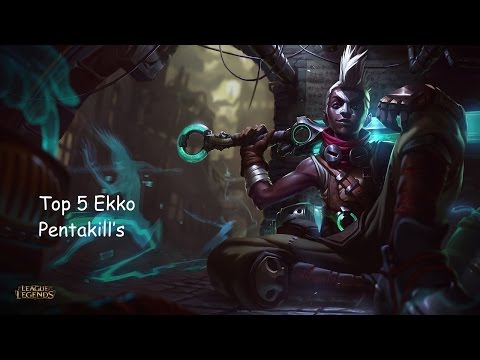 『LoL』Top 5 Ekko Pentakills