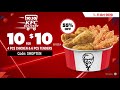 KFC 10 10 Online Delivery Exclusive