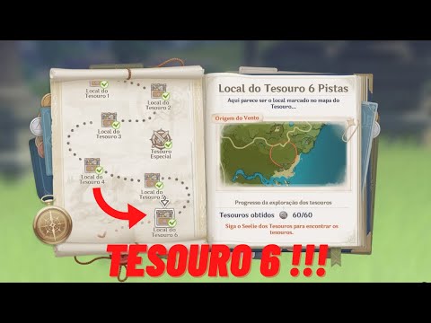 Local do Tesouro 6 / Origem do Vento - Genshin Impact