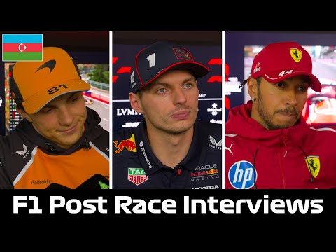 F1 Post Race Drivers Interviews | Azerbaijan GP 2025