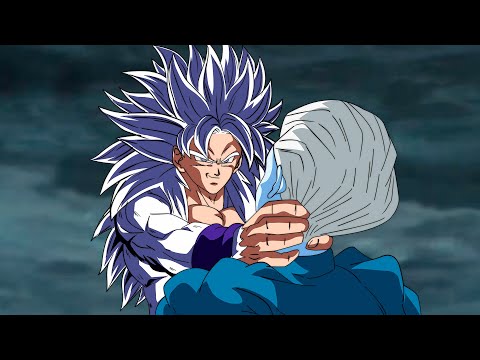 Super Saiyan Goku 5 Oozaru vs Xicor | Full animation