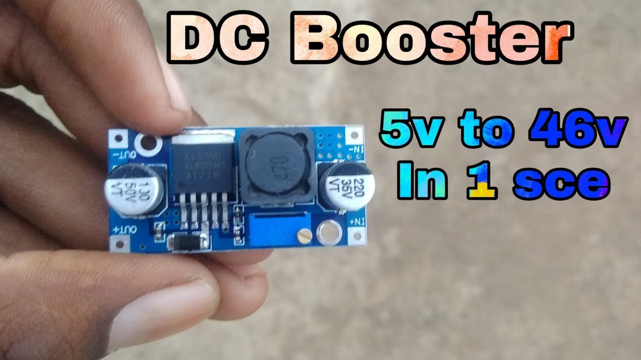 Step Up  converter 5V to 46V || DC to DC Booster (Hindi)