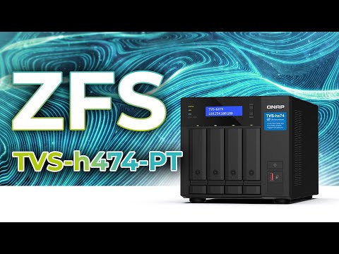 Servidor NAS de 4 discos con ZFS - QNAP TVS-h474-PT