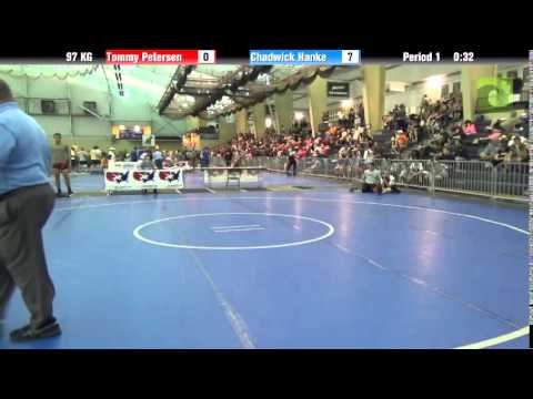 Men`s Freestyle 97 KG Tommy Petersen vs. Chadwick Hanke