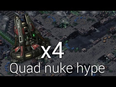 Quad Nuke ~ Starcraft 2 Ladder