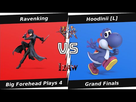 Big Forehead Plays 4 Grand Finals - Ravenking (Yoshi 3) Vs Hoodinii [L] (Mii Brawler) - SSBU