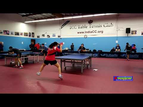 Cui Xiaohua (new) vs Ana (2161) at ICC Butterfly Winter Open on 2019-2-24: Women's Singles RR