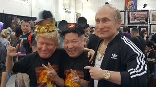 Trump, Putin, Kim Jong Un - Hyperflesh Masks - Monsterpalooza 2017