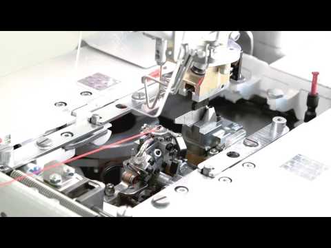 Автомат цепного стежка для изготовления петли с глазком DURKOPP ADLER 581-321 MULTIFLEX video
