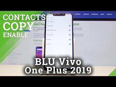 How to Copy Contacts in BLU Vivo One Plus 2019 – Transfer Contacts to SIM