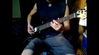 As I Lay Dying - Blood turned to tears (guitar cover)