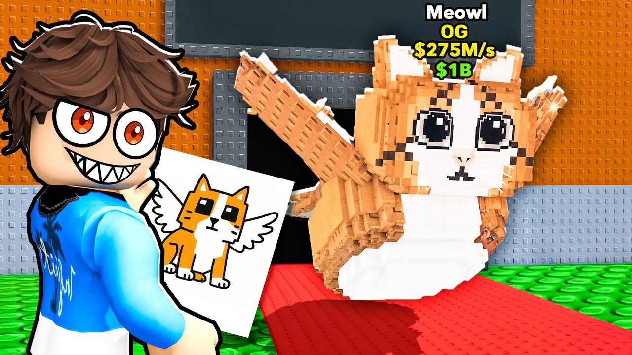 Everything I Draw Comes To LIFE in Steal a Brainrot!