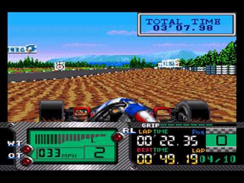 Gameplay: Formula One World Championship: Beyond The Limit - Sega Mega CD - Sega - 1994