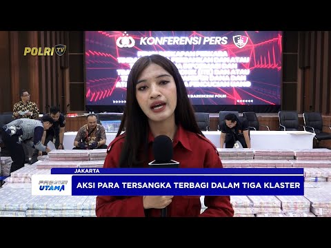 LIVE REPORT - KONPERS BARESKRIM POLRI UNGKAP PEMBOBOLAN REKENING DORMANT RP 204 MILIAR