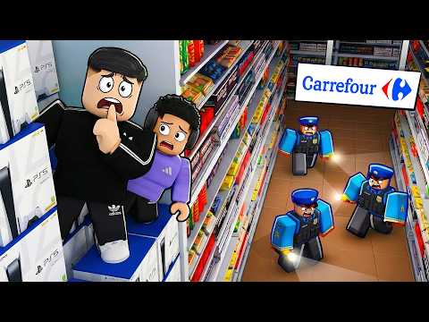 Je Passe La Nuit Secrètement dans Un Magasin Sur Roblox !
