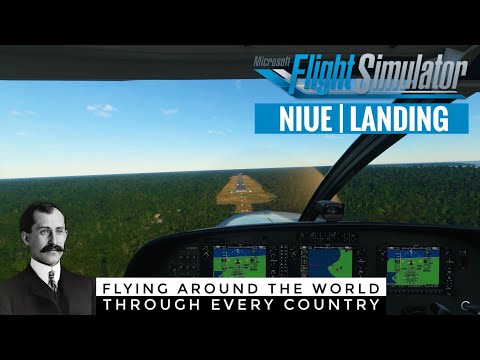 Landing at Hanan Niue International Airport in Alofi, Niue | Microsoft Flight Simulator 2020