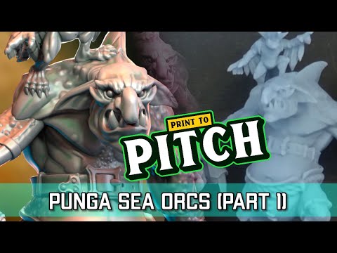 Punga Orcs Team - 3D Printing Blood Bowl | Print to Pitch (Bonehead Podcast)