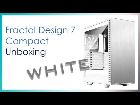 Fractal Design Define 7 Compact White Tempered Glass Unboxing
