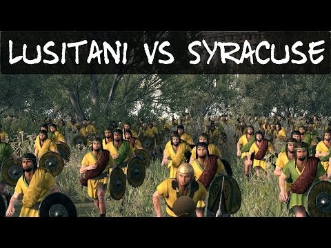 Total War Rome 2 Online Battle Video 42 Lusitani vs Syracuse