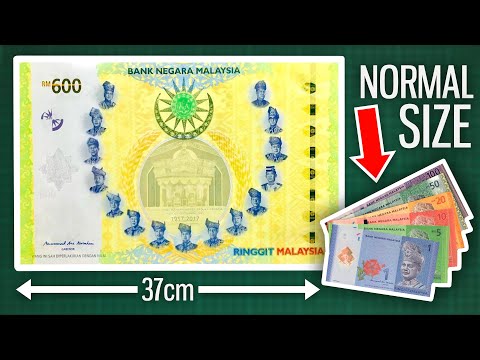 The World's LARGEST Banknote - Malaysian Ringgit