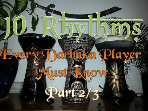 10 Rhythms Every Darbuka Player Must Know, Part 2 of 3: 4/4 Rhythms (Beginning)