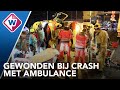 Zware crash ambulance, twee broeders gewond