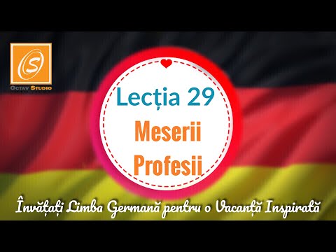 Lecția 29 - Meserii - Învață Limba Germană  pentru o Vacanță Inspirată