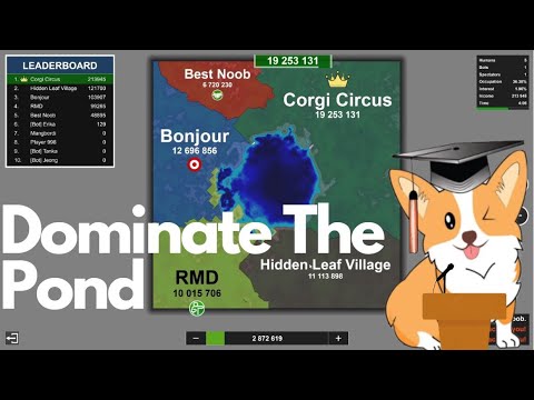 Territorial IO University   How To Win a Pond Free For All