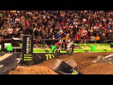 Monster Energy Cup 2014 - Podium Interview with Eli Tomac