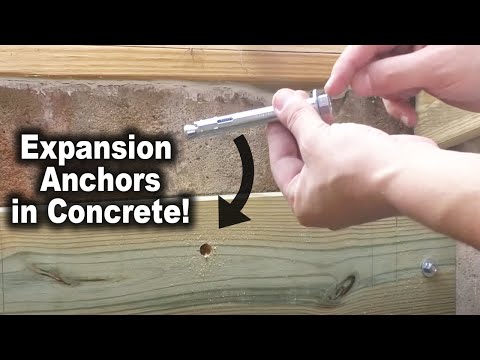 How to Install Sleeve Anchors (Expansion Anchors) in Concrete | The Fixer Clips