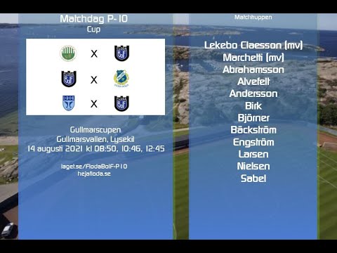 Västra Frölunda IF - Floda BoIF 1 av 1 P-10 Gullmarscupen 2021-08-14