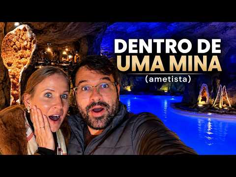 A única piscina aquecida do mundo DEBAIXO DA TERRA (Ametista do Sul)
