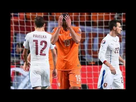 Netherlands (Holland) vs Czech Republic 2-3 Highlights Euro 2016  13.10.2015