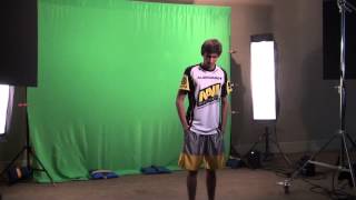 Dendi grimacing at the photoshoot @ The International 2013