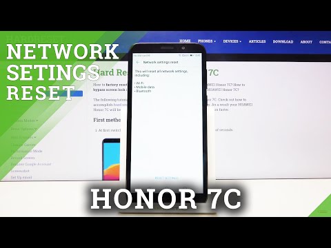 How to Restore Wi-Fi Defaults in Honor 7C - Reset Network Settings