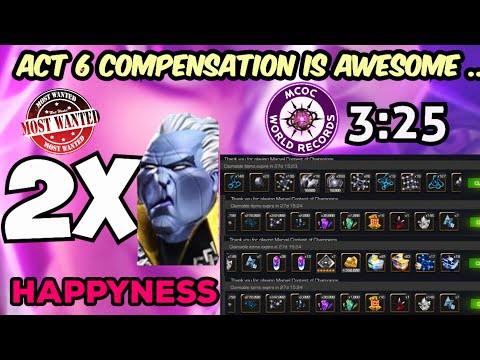 Effortless 🌎 Record  - 2X Happy - Act 6 Compensation is Fantastic - Fastest Grandmaster Solo 💥💥💥