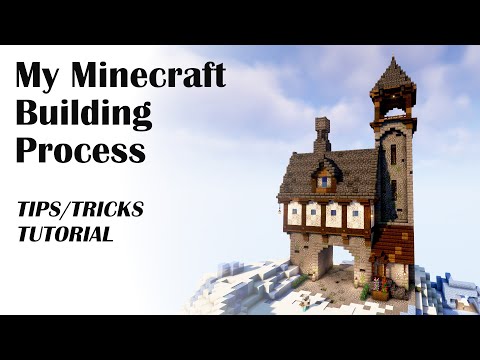 Minecraft Building Tips Tutorial: Medieval Starter House