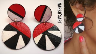 How to make stunning DIY paper earrings
