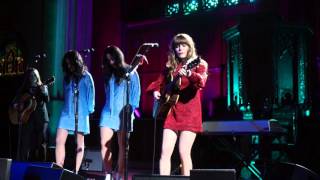 Jenny Lewis w/ the Watson Twins at The Cathedral Sanctuary at Immanuel Presbyterian on 1/28/16