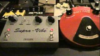 Video thumbnail for Castledine Electronics Supra Vibe & a 1968 germanium Fuzz Face. (1) by scott51381