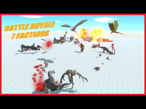 BATTLE ROYALE 7-FACTIONS 7-ROUND - ANIMAL REVOLT BATTLE SIMULATOR